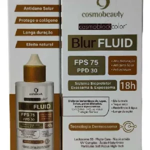 COSMOBEAUTY BLUR FLUID BEGE MEDIO EFEITO MATE - FPS75 PPD30 - 50ML